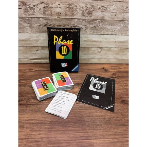 Phase‎ 10 Card game, German, Ravensburger Kartenspiele, Complete, 2005 - Picture 1 of 6